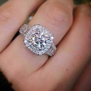 NEW Silver & Diamond Ring